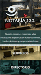 Mobile Screenshot of notaria122.com.mx